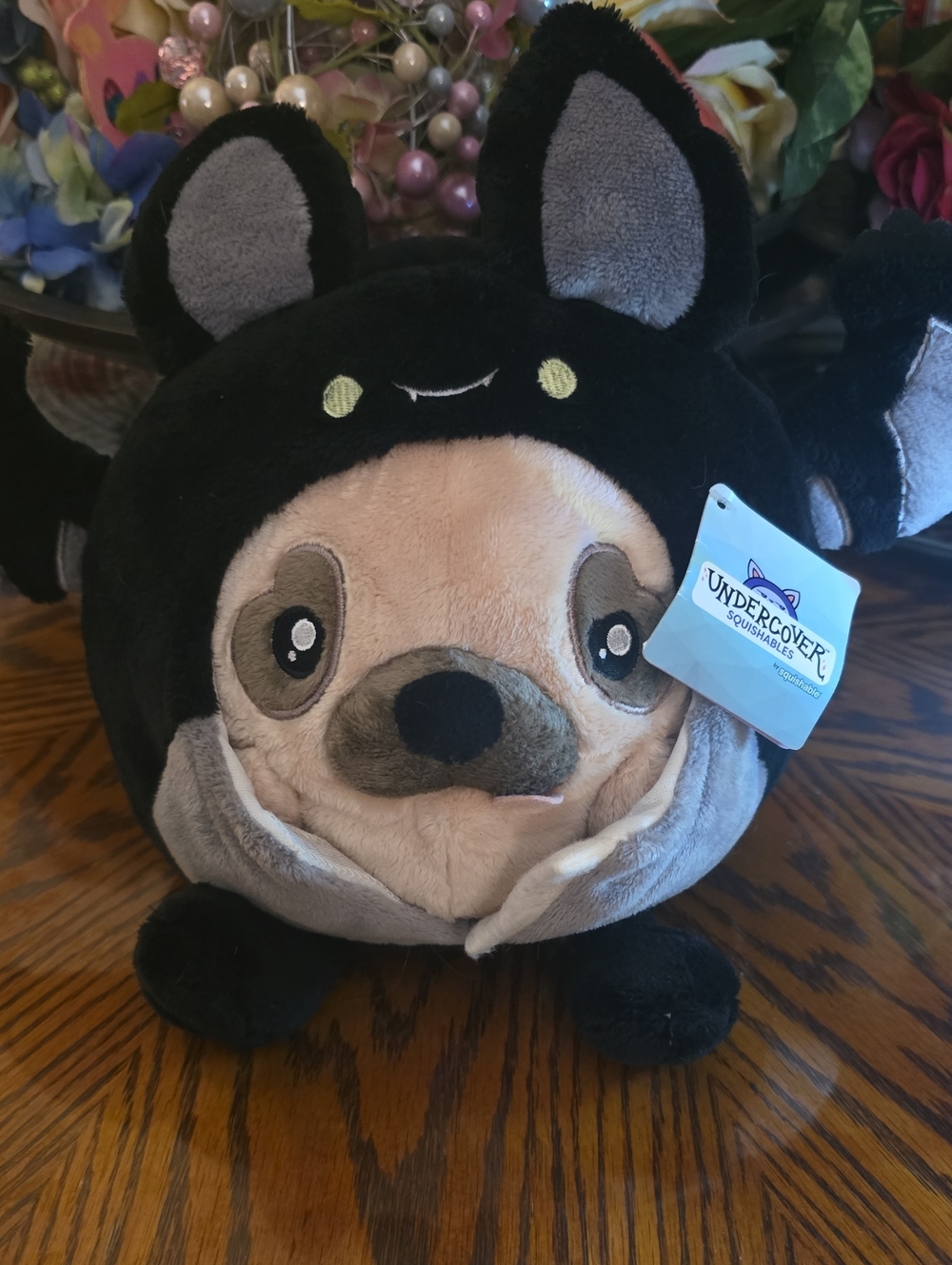 NWT Pug In Bat Undercover Squishable